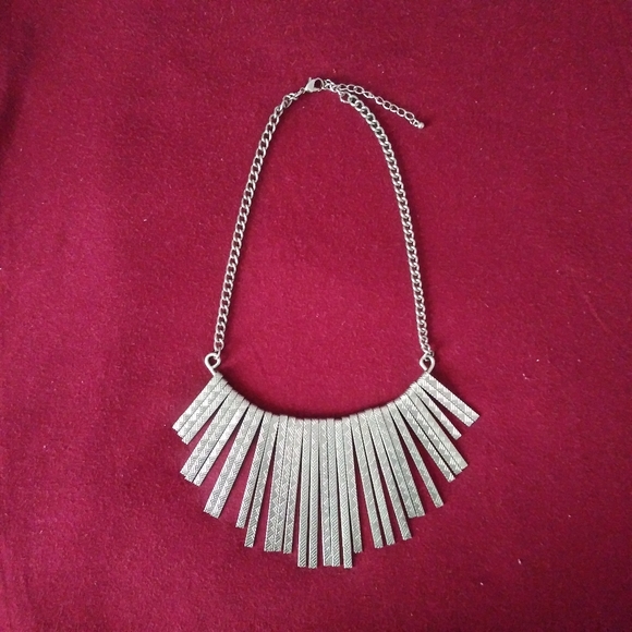 Silver Necklace and Earring Set - Picture 2 of 6